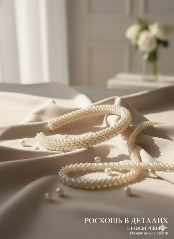 Multi-Strand Pearl Diadem Headband